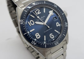 グラスヒュッテオリジナル SeaQ ガルバニックブルー 1-39-11-09-81-70