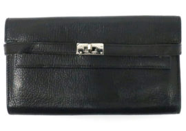 エルメス ケリーウォレット 長財布 シェーブル □K刻印