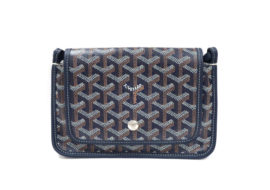 ゴヤール プリュメ ブルーマリン ネイビー ショルダーウォレット