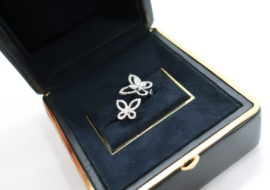 グラフ ダブルバタフライシルエット ダイヤモンドリング RGR789 750