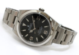 ロレックス エクスプローラーⅠ 214270 ブラックアウト 梨地