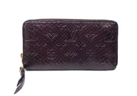 ルイヴィトン エキゾチック パイソン ジッピー・ウォレット オーブ N91449