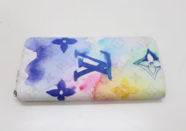 ルイヴィトン ジッピーウォレットヴェルティカル ウォーターカラー M80499