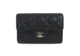 シャネル マトラッセ キーケース キャビアスキン ココマーク ブラック AP0222