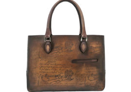 ベルルッティ ビジネスバッグ トゥージュール カリグラフィ ブラウン