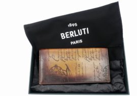 ベルルッティ サンタルレザーウォレット カリグラフィ 長財布