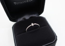 ティファニー ダイヤモンド ワイヤーバンドリング 750