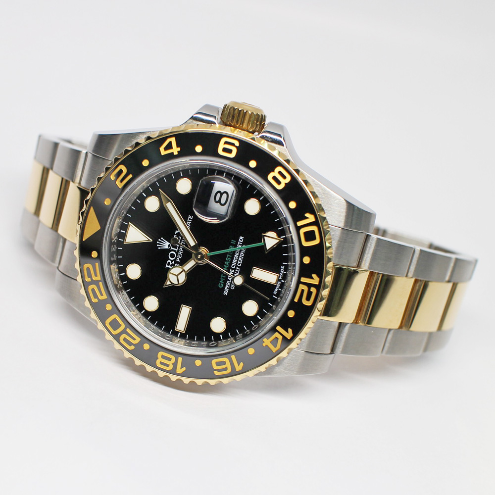 ロレックス GMTマスターⅡ ブラック スティックダイアル 116713LN 2010年