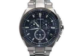 シチズン アテッサ エコドライブ ソーラー電波 ダイレクトフライト BY0040-51F チタン メンズ