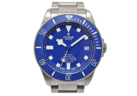 チューダー TUDOR チュードル ペラゴス ダイバーズ チタン 自動巻き メンズ ブルー 25600TB