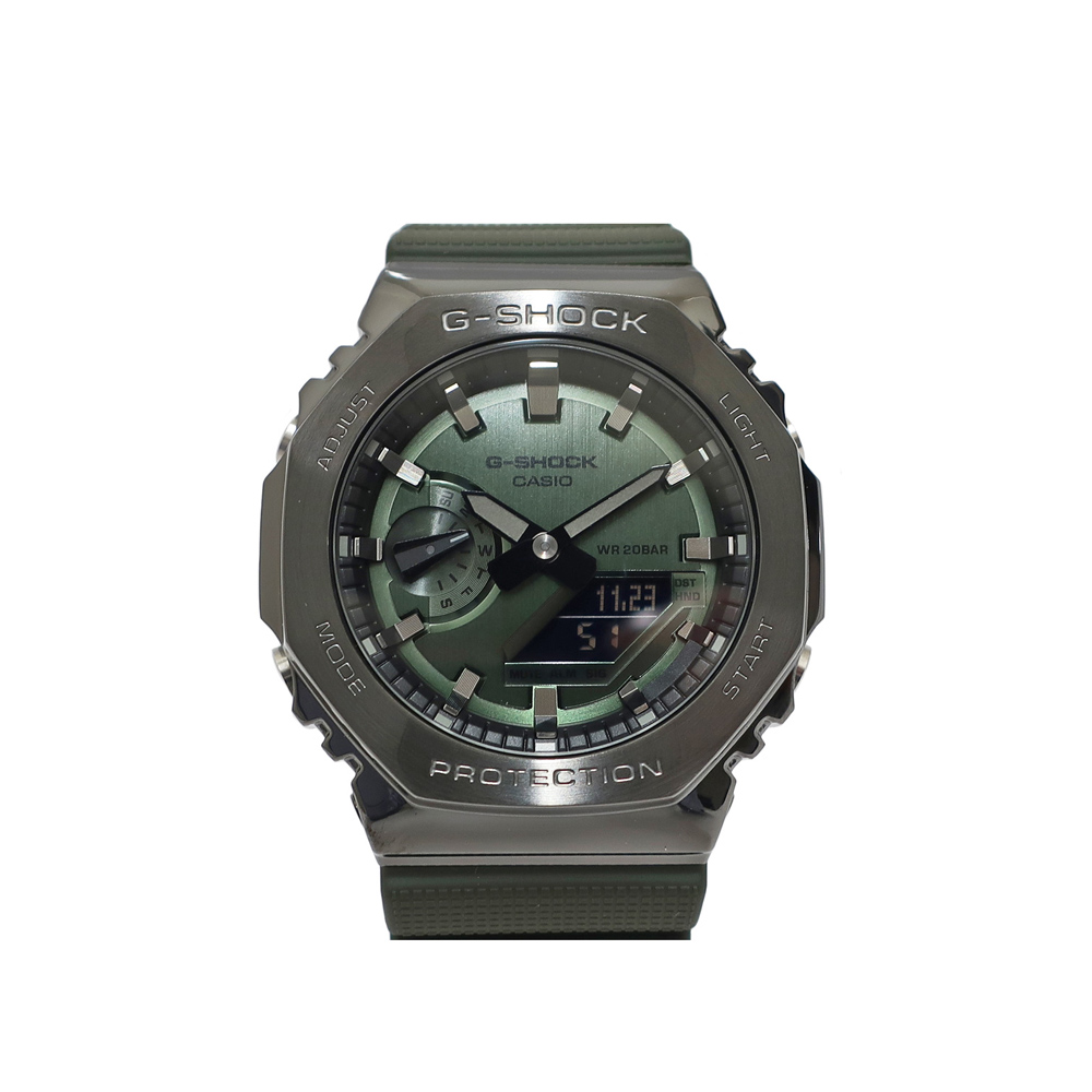 カシオ G-SHOCK アナデジ 2100シリーズ GM-2100B-3AJF SSラバー クォーツ メンズ