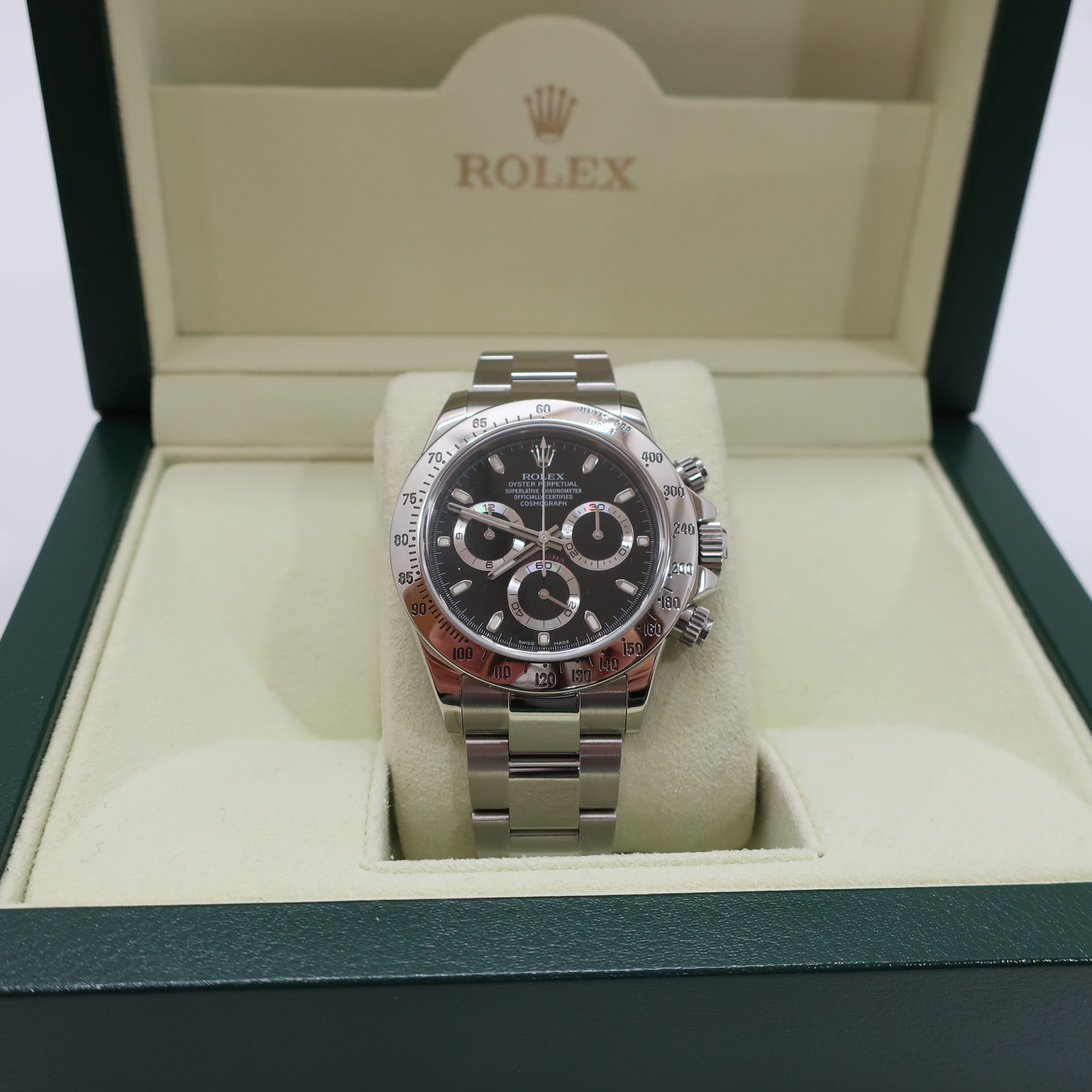 ロレックス デイトナ 116520 ブラック文字盤 SS