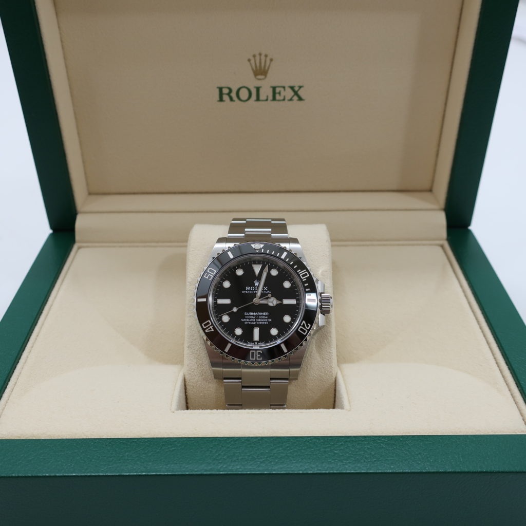 ロレックス サブマリーナ ノンデイト 124060 ブラック文字盤 SS