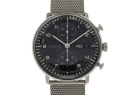 ユンハンス マックスビル クロノスコープ 027/4500.45 自動巻き