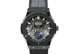 ウブロ アエロフュージョン ムーンフェイズ ブラックマジック