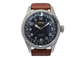 オリス ビッグクラウン ポインターデイト モベンバーエディション 0175477414037 SS レザー 自動巻き メンズ