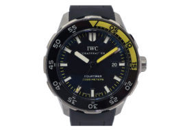 IWC インターナショナルウォッチカンパニー アクアタイマー2000 IW356810 SS ラバー 自動巻き メンズ