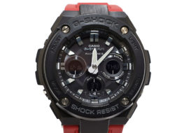 カシオ CASIO G-SHOCK GST-W300G-1A4JF ソーラー電波 SS ラバー アナデジ メンズ
