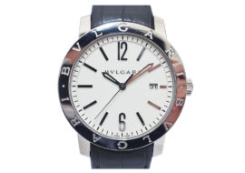 ブルガリ BVLGARI ブルガリブルガリ 102056 BB41S SS レザー 自動巻き メンズ