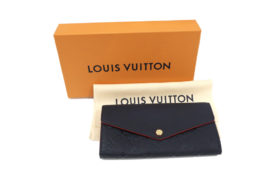 ルイヴィトン モノグラムアンプラント ポルトフォイユサラ マリーヌルージュ M62125 長財布 レディース