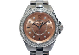 シャネル J12 クロマティック33mm H2563 ピンク セラミック ダイヤ クォーツ レディース