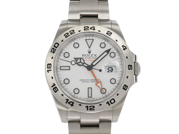ロレックス エクスプローラーⅡ 216570 ランダム ホワイト ワンオーナー品