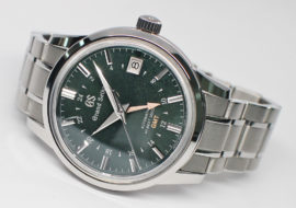 グランドセイコー エレガンスコレクション メカニカルハイビート GMT SBGJ251 グリーン 2021年