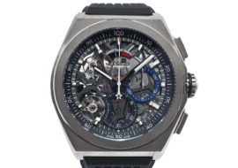 ゼニス デファイ エルプリメロ21 95.9000.9004/78.R582 スケルトン クロノグラフ チタン ラバー 自動巻き メンズ