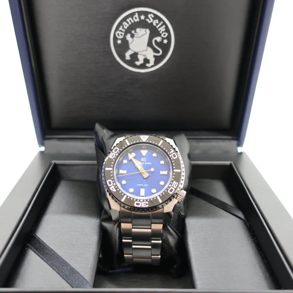 グランドセイコー スポーツコレクション ダイバー SBGX337 ブルー文字盤 SS
