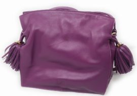 LOEWE ロエベ フラメンコ22 パープル 380.82EE17