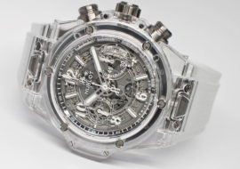 ウブロ ビッグバン ウニコ サファイア 411.JX.4802.RT スケルトン