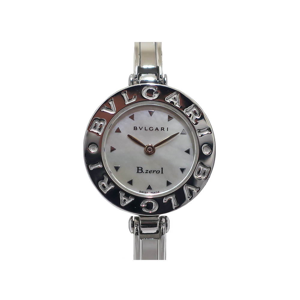 ブルガリ BVLGARI B-Zero1 ビーゼロワン BZ22S SS ホワイトシェル クォーツ レディース