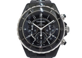 シャネル CHANEL J12 クロノグラフ41mm H0940 ブラック セラミック 自動巻き メンズ