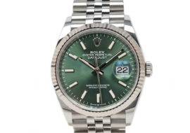 ロレックス デイトジャスト36 ミントグリーン文字盤 126234 ジュビリーブレス