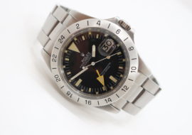 ロレックス エクスプローラーⅡ 1655 オールトリチウム SS ブラック文字盤