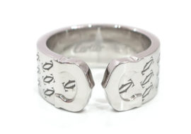 カルティエ CARTIER リング C2 750WG 2000年 クリスマス限定