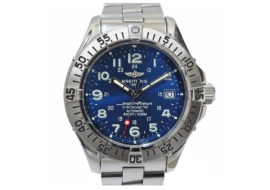 ブライトリング BREITLING スーパーオーシャン A17360 A183C89PRS ブルー SS 自動巻き