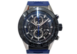 タグホイヤー TAG HEUER カレラ キャリバーホイヤー01 ブルータッチエディション CAR2A1T.FT6052 SS/ラバー 自動巻き