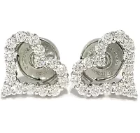 ティファニー センチメンタル ピアス Pt950 一対 ダイヤモンド