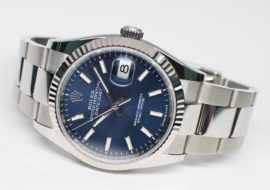 ロレックス デイトジャスト 36 126234 ランダム ブライトブルー SS WG 保証書付き 2022年