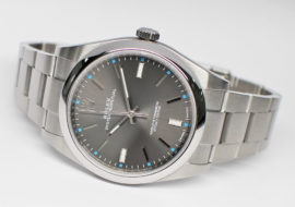 ロレックス オイスターパーペチュアル 39 114300 ランダム ダークロジウム 2019年