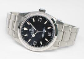 ロレックス エクスプローラーI 114270 Y番 ブラック メンズ 保証書付き