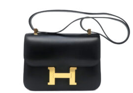 エルメス コンスタンス24 ブラック ゴールド金具 ヴォータデラクト Z刻