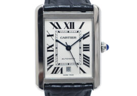 カルティエ CARTIER タンクソロ XL WSTA0029 SSレザー 自動巻き