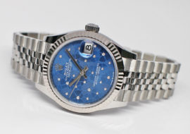 ロレックス デイトジャスト 31 278274 ランダム アズーロブルー フローラルモチーフ 保証書付き 2022年