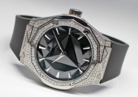 ウブロ クラシックフュージョン オーリンスキー チタニウム パヴェ 550.NS.1800.RX.1604.ORL19