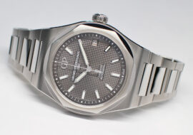 ジラールペルゴ ロレアート 42mm 81010-11-231-11A SS グレー 保証書付き
