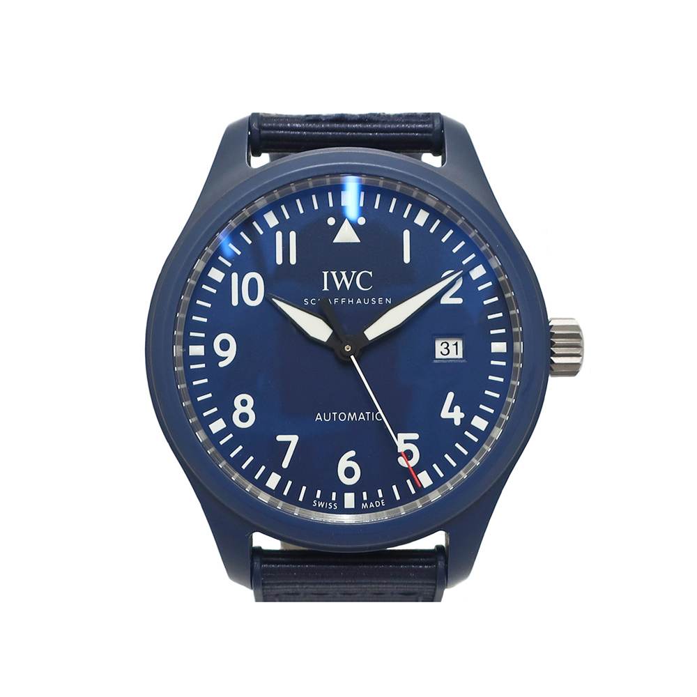 IWC パイロットウォッチ オートマティック ローレウス スポーツ フォーグッド 750本限定 IW328101 ブルーセラミック ラバー 自動巻き