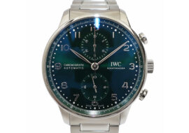 IWC インターナショナルウォッチカンパニー ポルトギーゼ クロノグラフ IW371615 グリーン SS 自動巻き