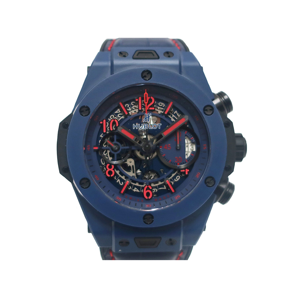 ウブロ HUBLOT ビッグバンウニコ スペシャルワン ブルー セラミック 世界200本限定 411.EX.5113.LR.SP018 自動巻き